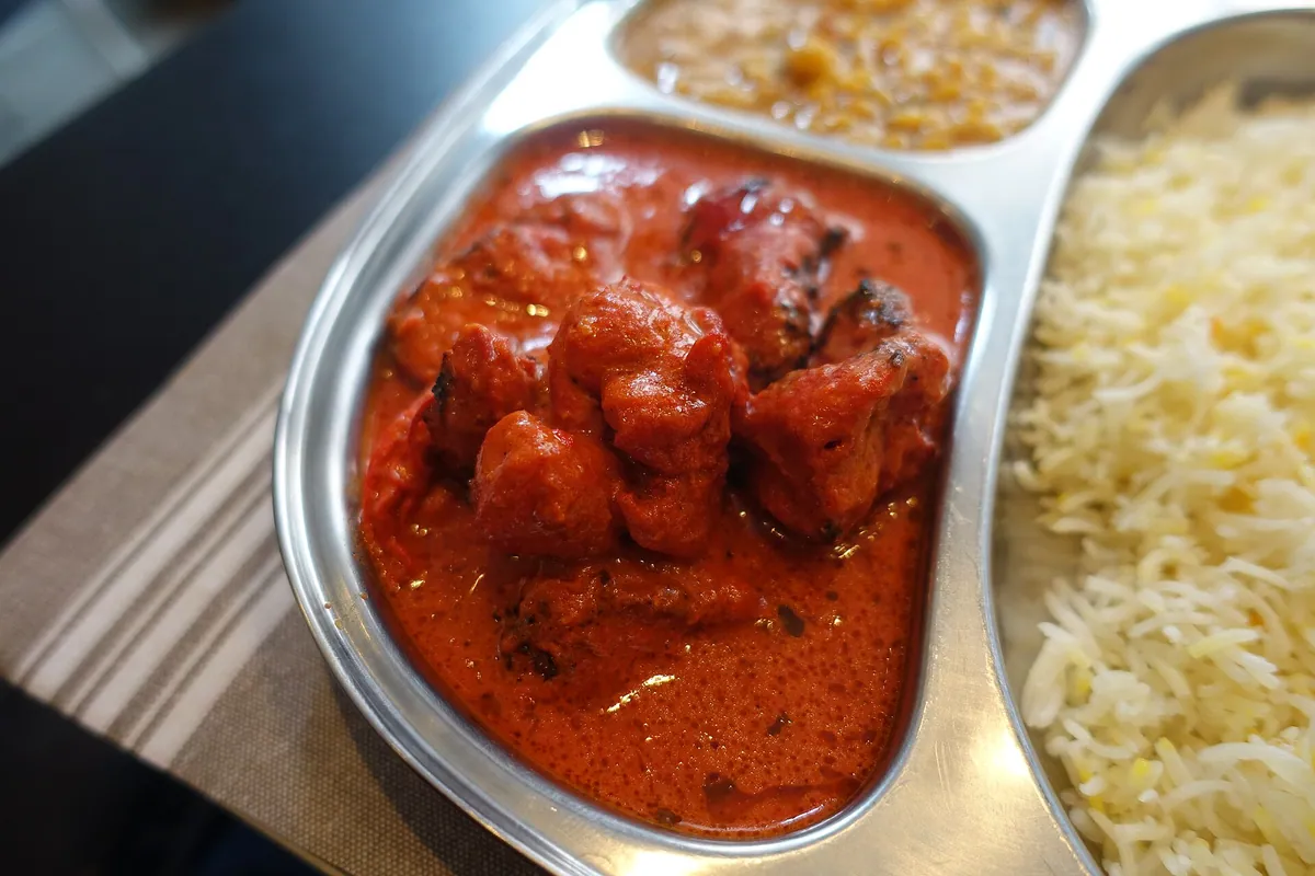 Indian food typical of The Curry Leaf