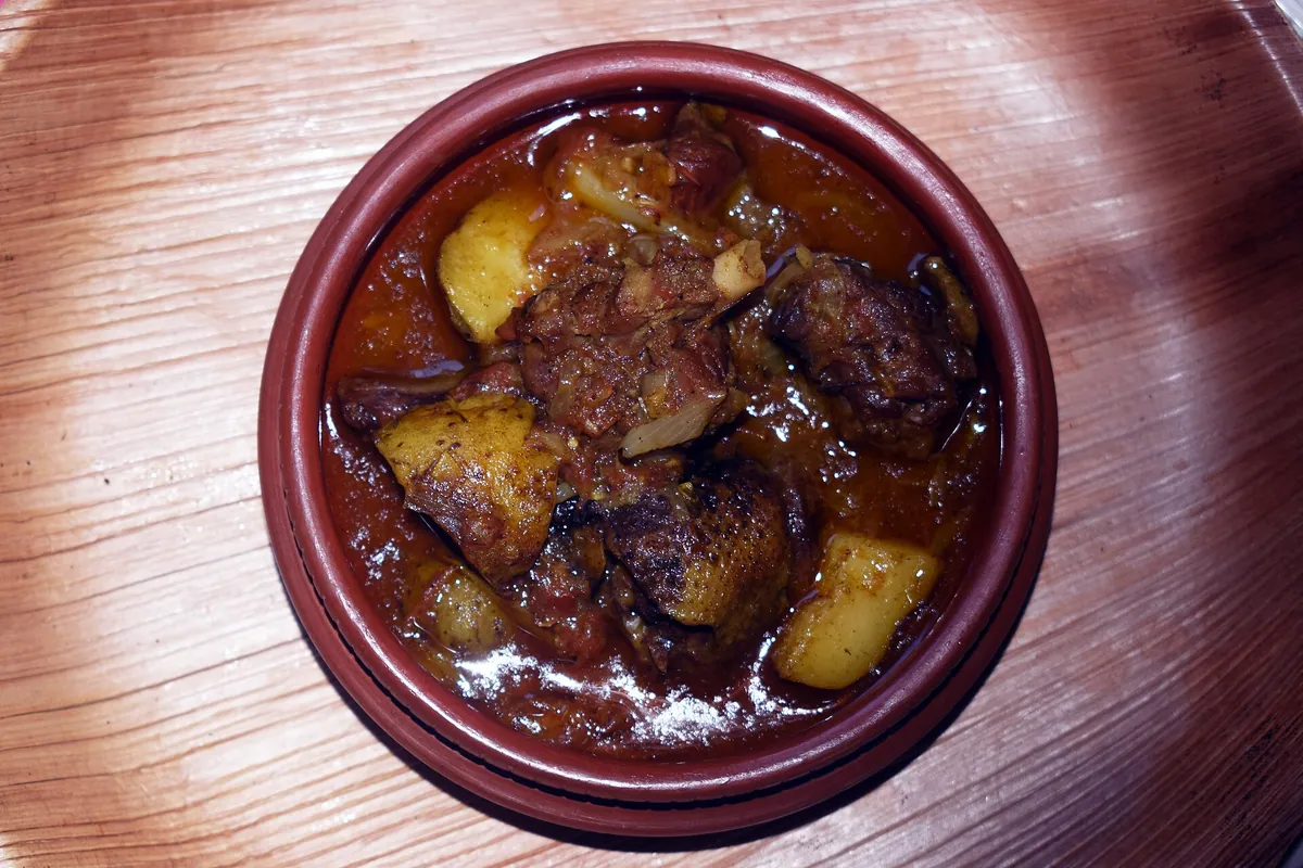 Indian food typical of The Curry Leaf